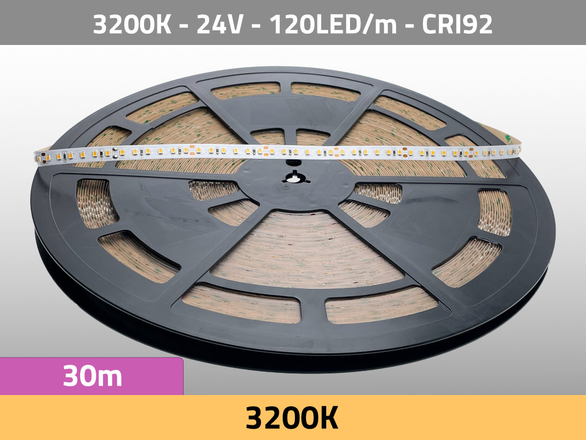 LED Strip 3200K Tungsten CRI 92 TLCI 96